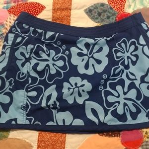 Bathing suit cover-up skirt